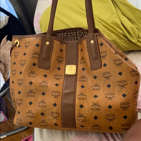 mcm tote handbags